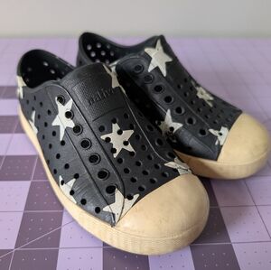 Native Jefferson Water Kids Shoes Toddler 10 C10 Navy blue Stars